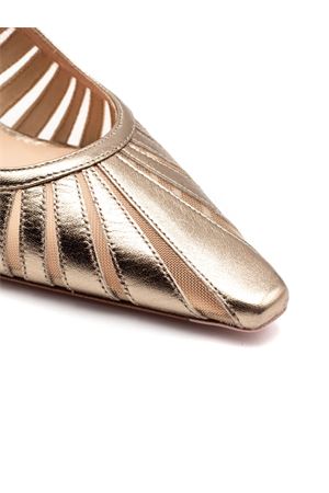 Slingback Sunny in pelle effetto metallizzato oro ROBERTO FESTA | SUNNYLUXORALBA